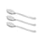 Smarty Had A Party Shiny Metallic Silver Plastic Spoons (600 Spoons), 600PK 7959S-CASE - alternate 2